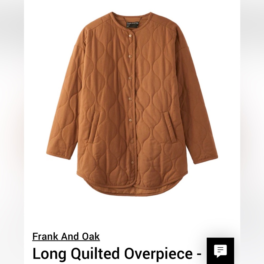 Frank and Oak reversible quilted jacket